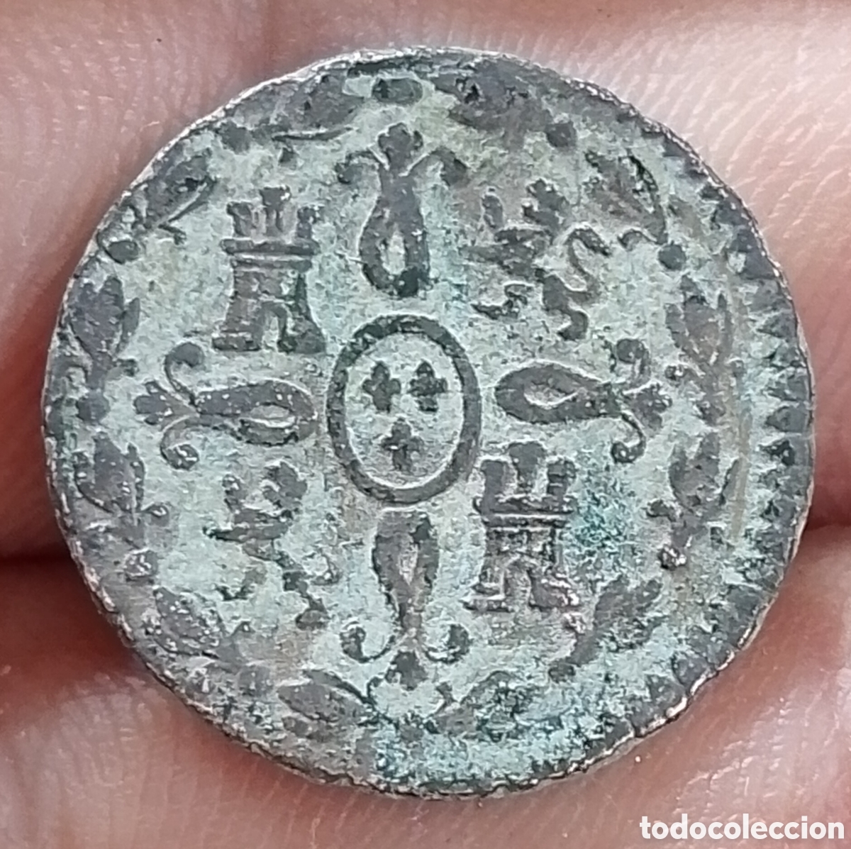 Monedas de Espa&ntilde;a: Fernando VII 2 maraved&iacute;s Segovia 1831 - Foto 2