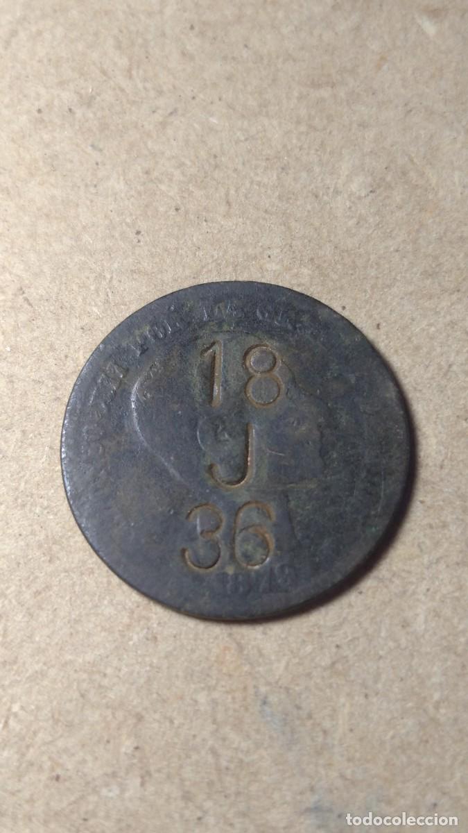 Monedas de Espa&ntilde;a: Antigua moneda resellada. - Foto 1