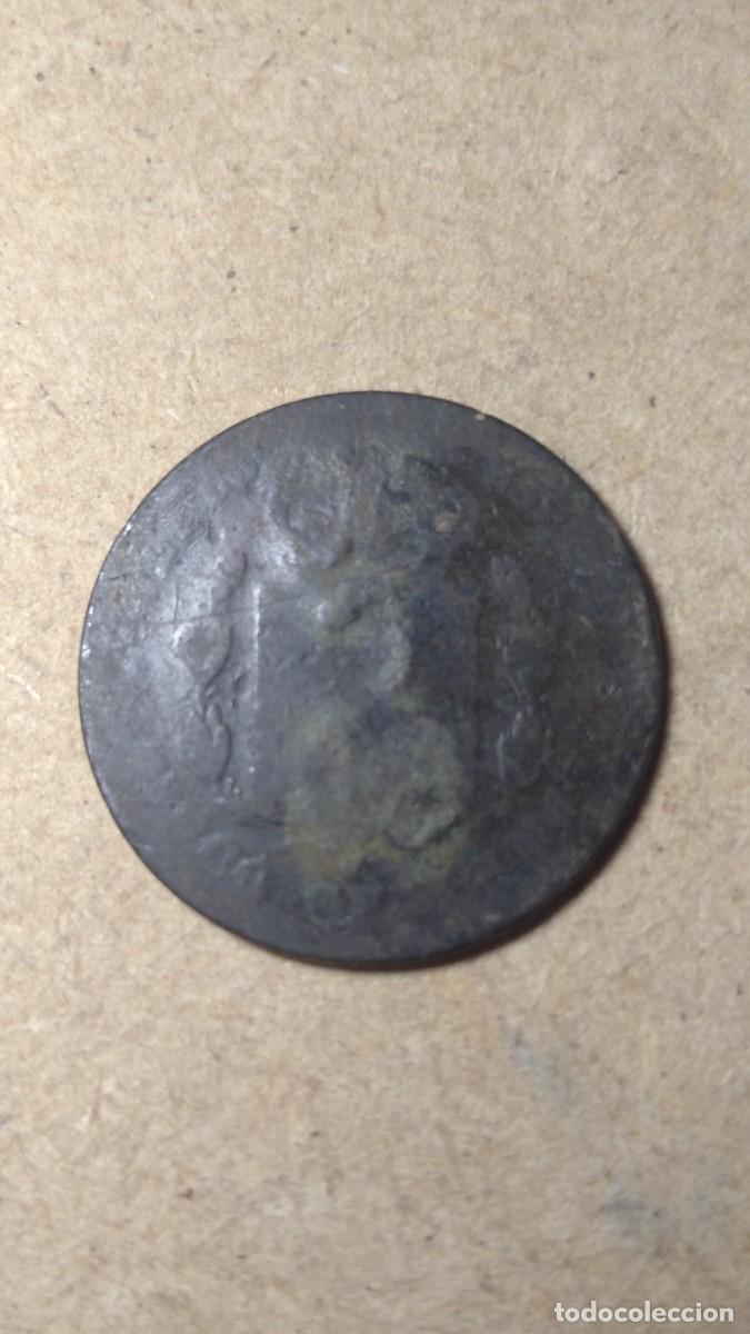 Monedas de Espa&ntilde;a: Antigua moneda resellada. - Foto 2