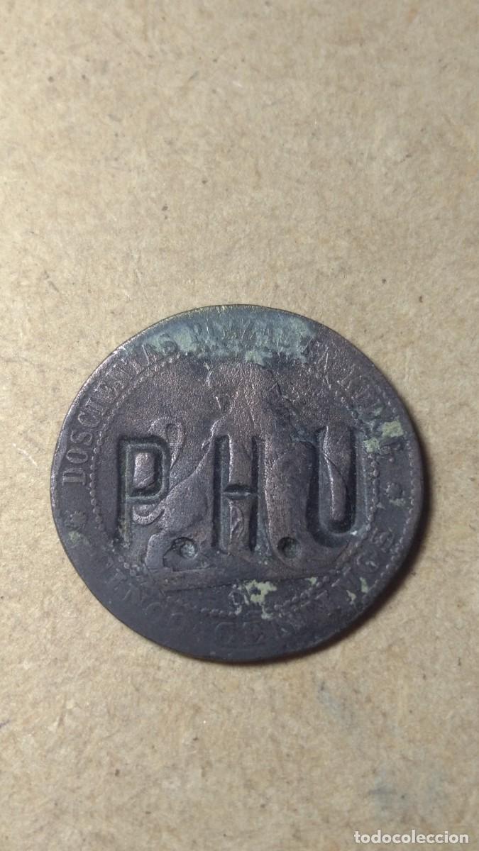 Monedas de Espa&ntilde;a: Antigua moneda resellada. - Foto 1