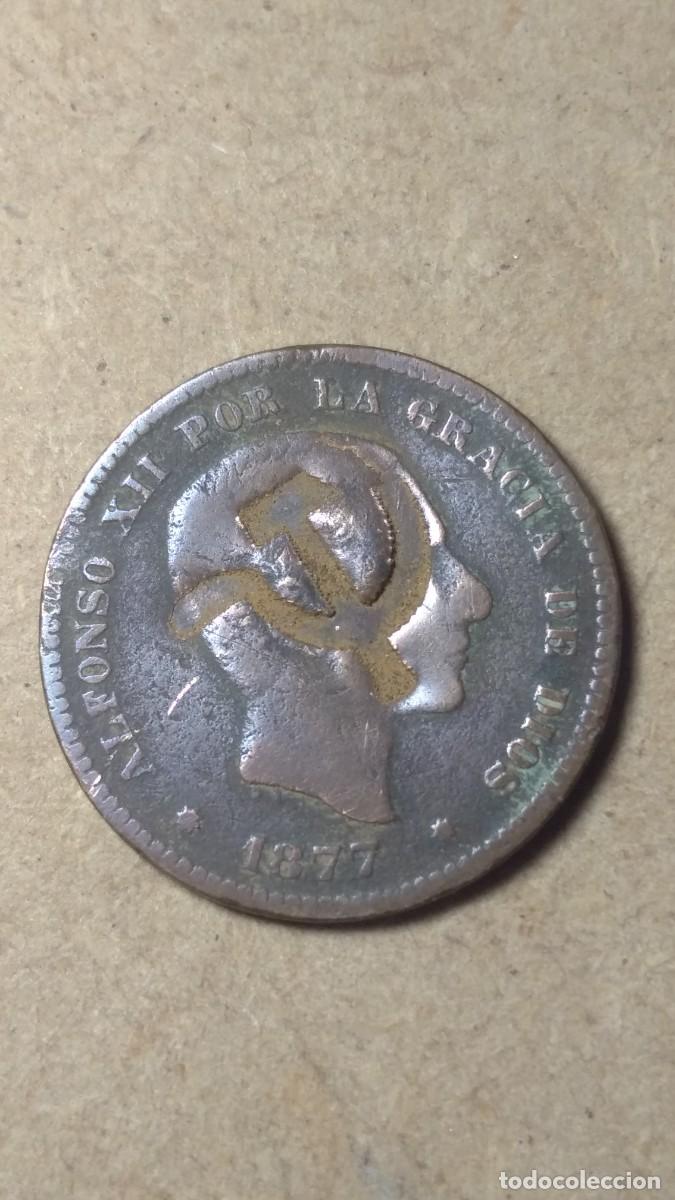 Monedas de Espa&ntilde;a: Antigua moneda resellada. - Foto 1