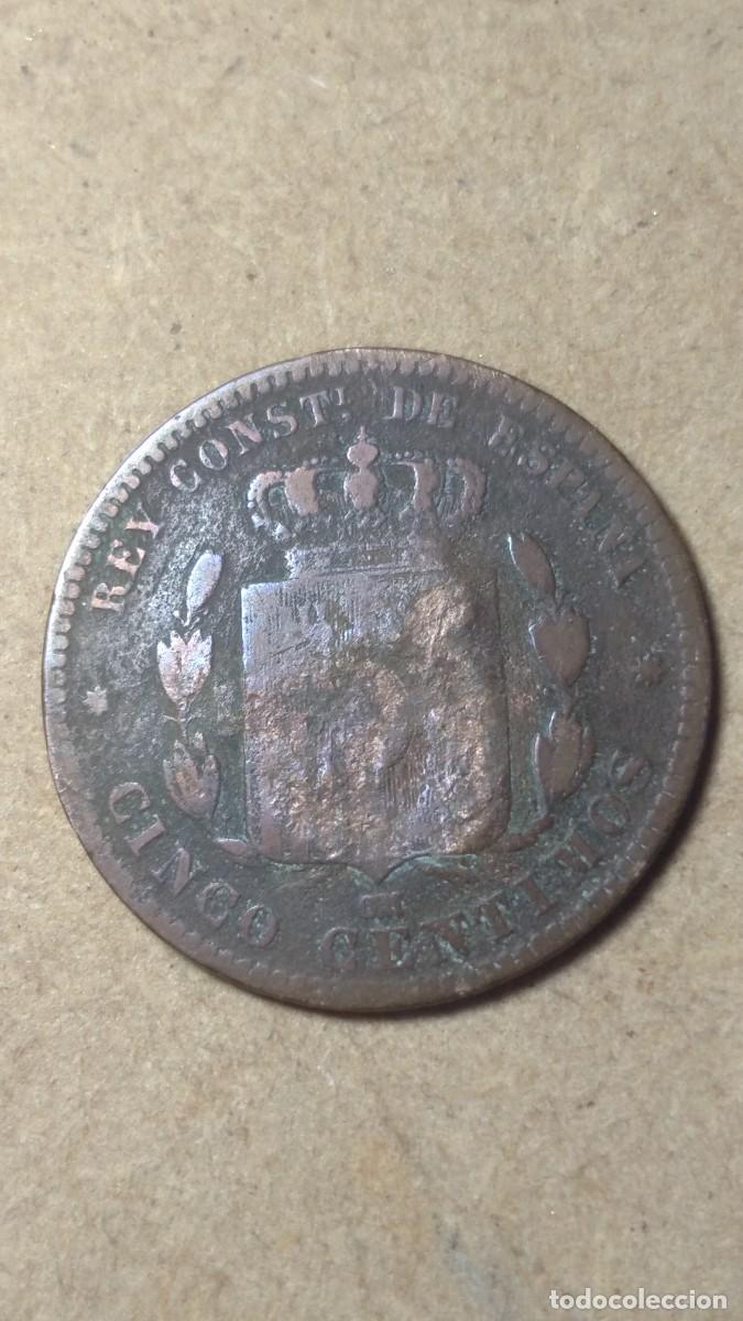 Monedas de Espa&ntilde;a: Antigua moneda resellada. - Foto 2