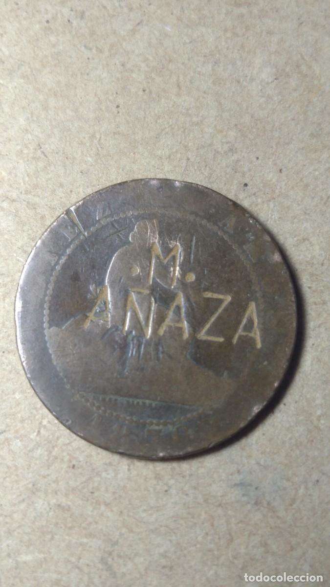 Monedas de Espa&ntilde;a: Antigua moneda resellada. - Foto 1