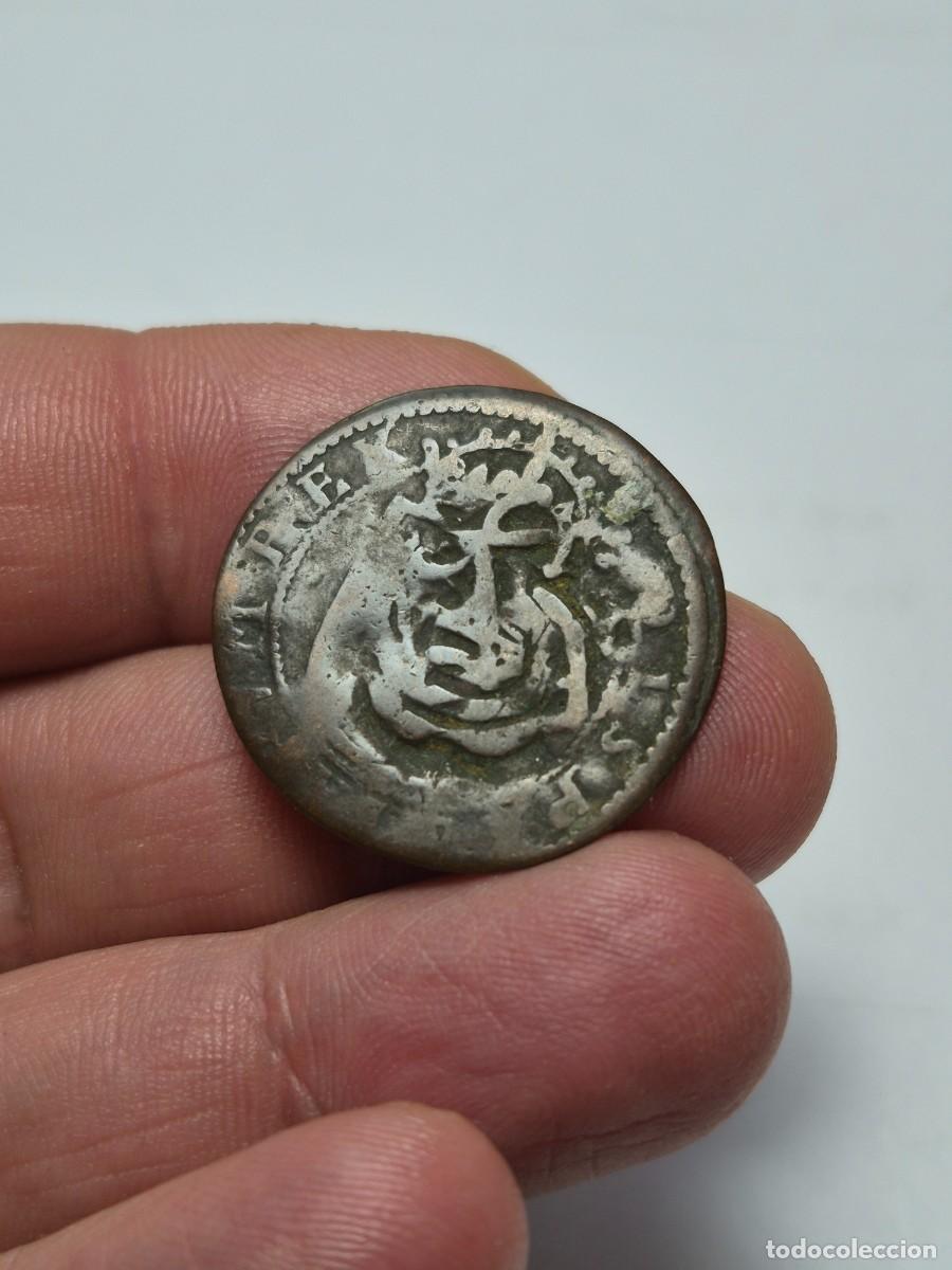 Monedas de Espa&ntilde;a: NT/ RESELLO SOBRE 8 MARAVEDIES DE RIEL (E990) - Foto 1