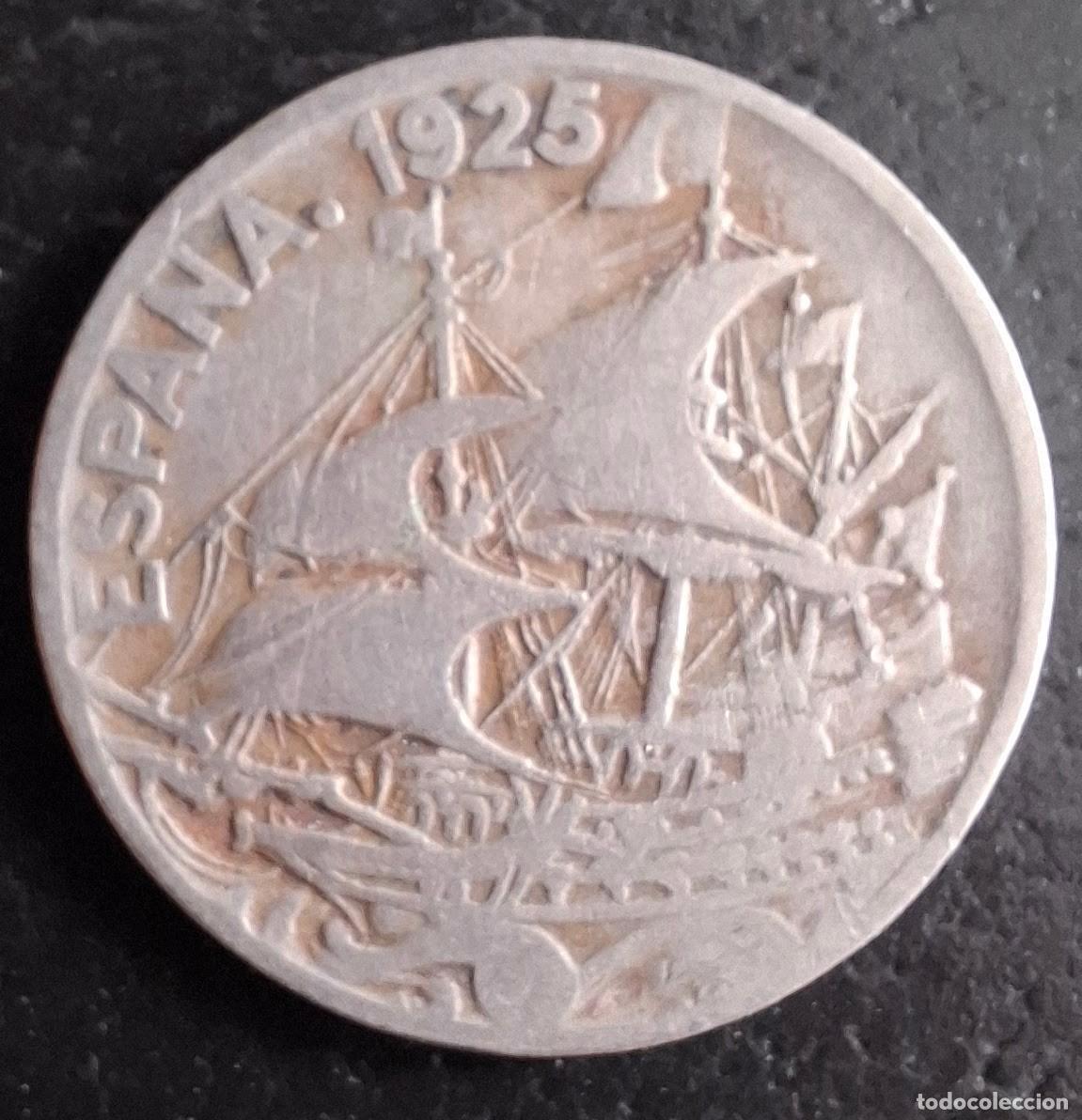 Monedas de Espa&ntilde;a: 25 C&eacute;ntimos 1925 - Alfonso XIII - Espa&ntilde;a (C) - Foto 1