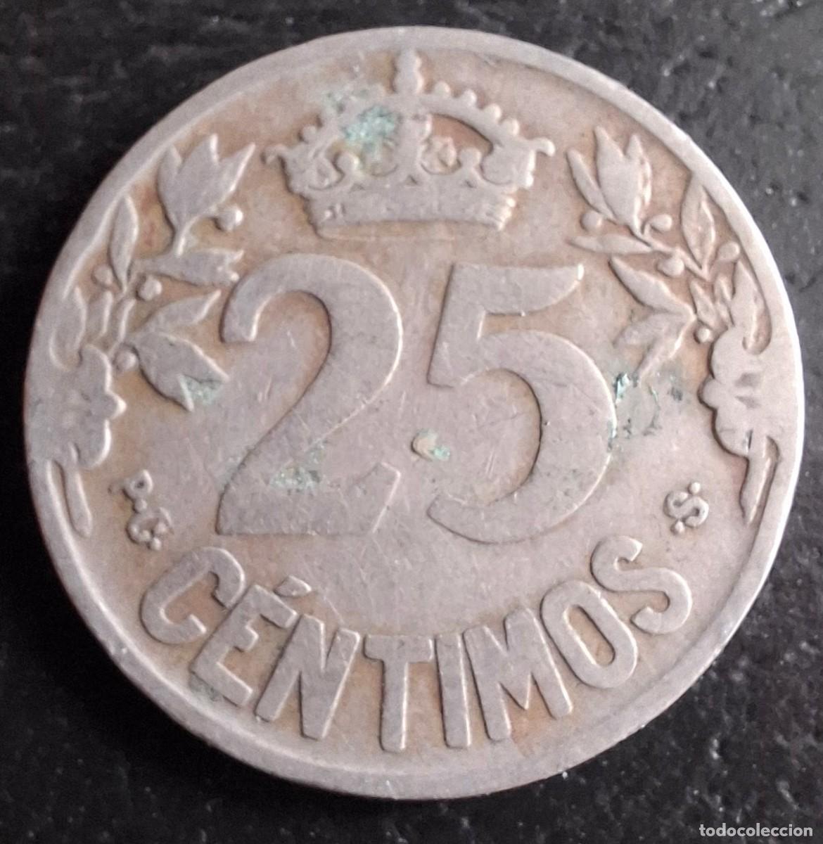 Monedas de Espa&ntilde;a: 25 C&eacute;ntimos 1925 - Alfonso XIII - Espa&ntilde;a (C) - Foto 2