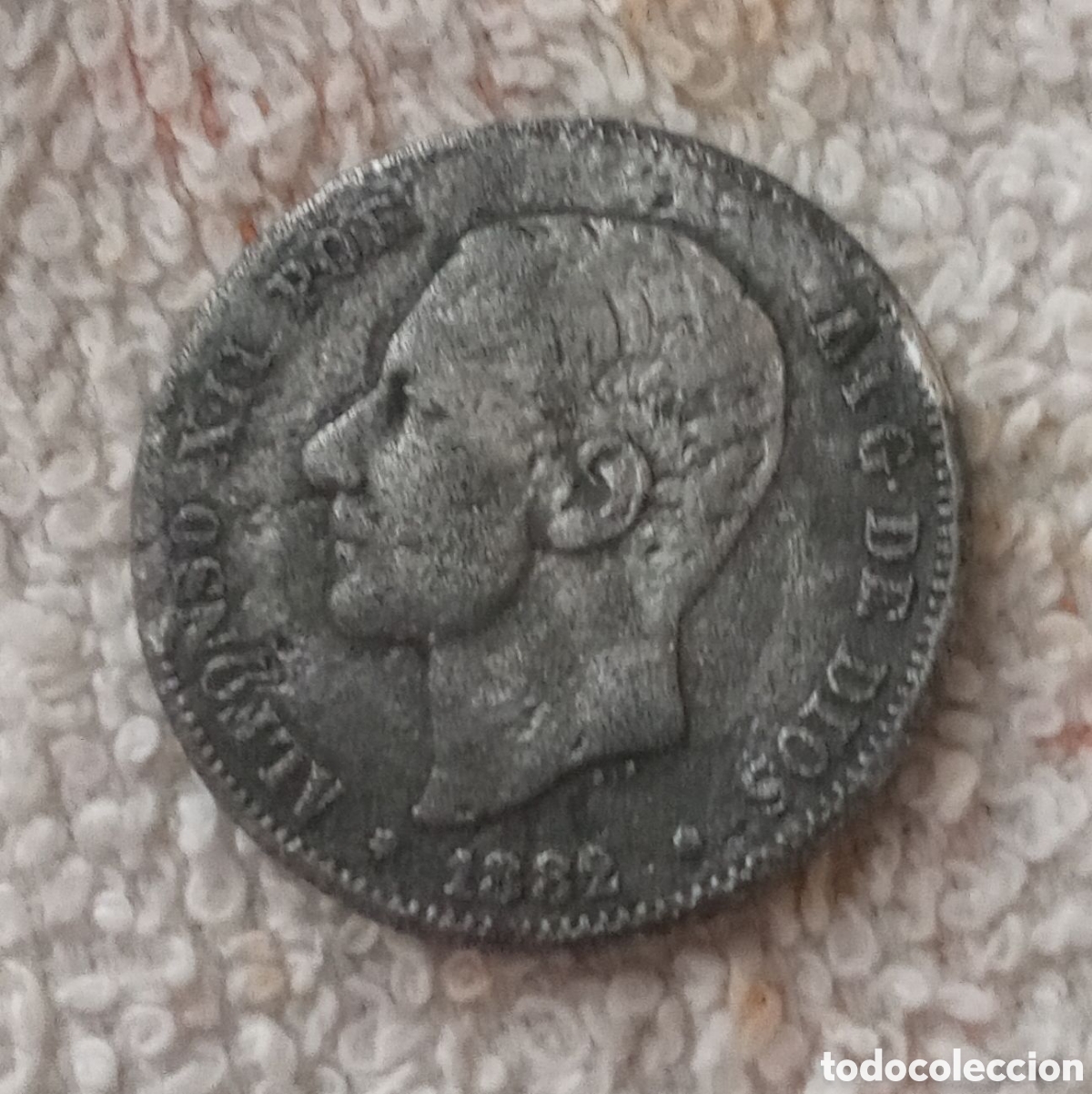 Monedas de Espa&ntilde;a: MONEDA DE PLATA DE DOS PESETAS DE ALFONSO XII - Foto 1