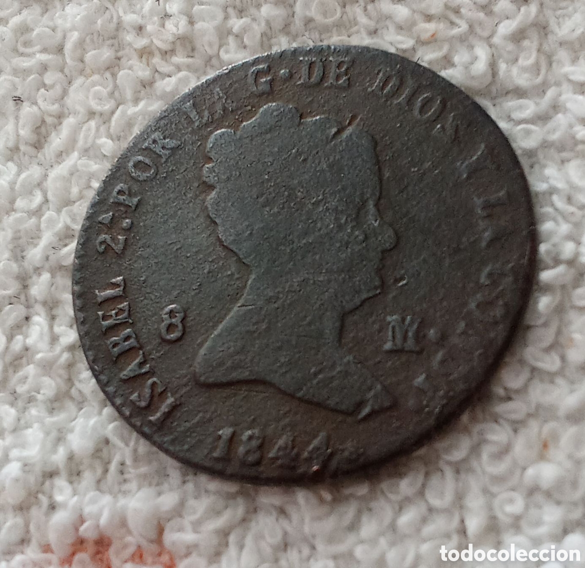 Monedas de Espa&ntilde;a: MONEDA DE ISABEL II 1844 - Foto 1