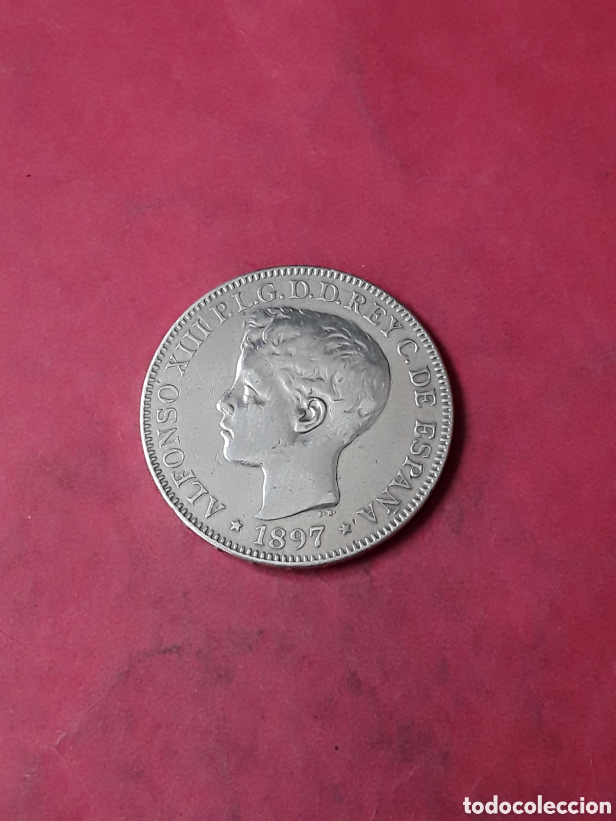 Monedas de Espa&ntilde;a: 1 PESO 1897 FILIPINAS PLATA ALFONSO XIII. RARO