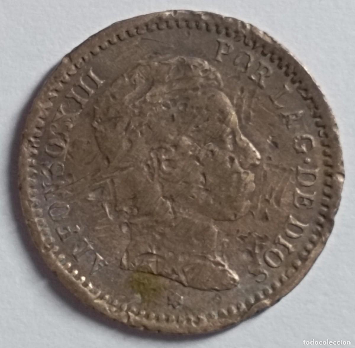 Monedas de Espa&ntilde;a: Moneda de Espa&ntilde;a 2 c&eacute;ntimos Alfonso XIII de 1904 - Foto 2