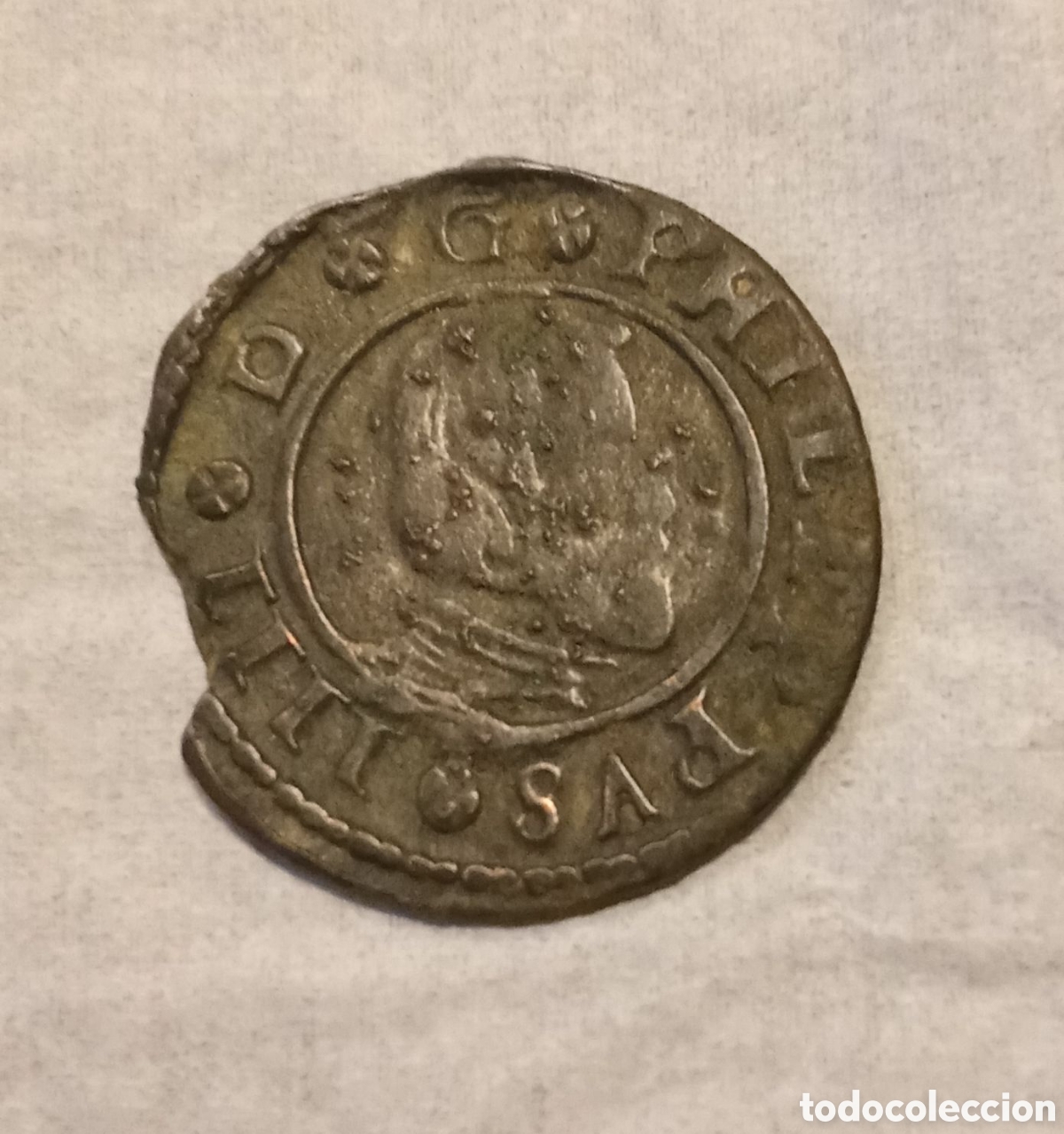 Monedas de Espa&ntilde;a: MONEDA DE FELIPE III DIECIS&Eacute;IS MARAVED&Iacute;S - Foto 1
