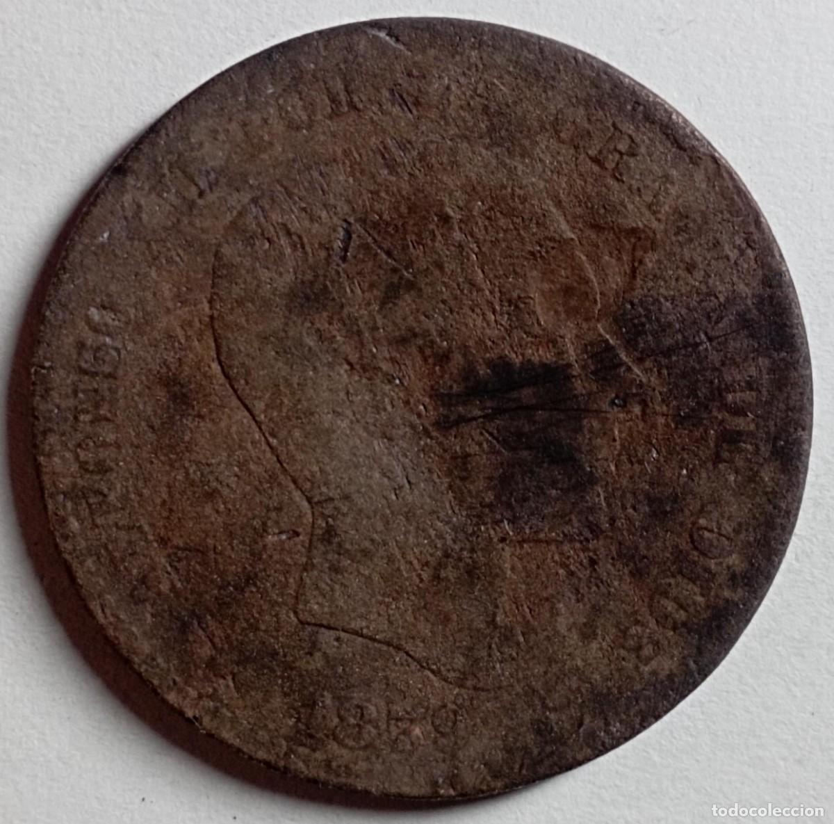 Monedas de Espa&ntilde;a: Moneda de Espa&ntilde;a 10 c&eacute;ntimos de Alfonso XII de 1879 - Foto 1