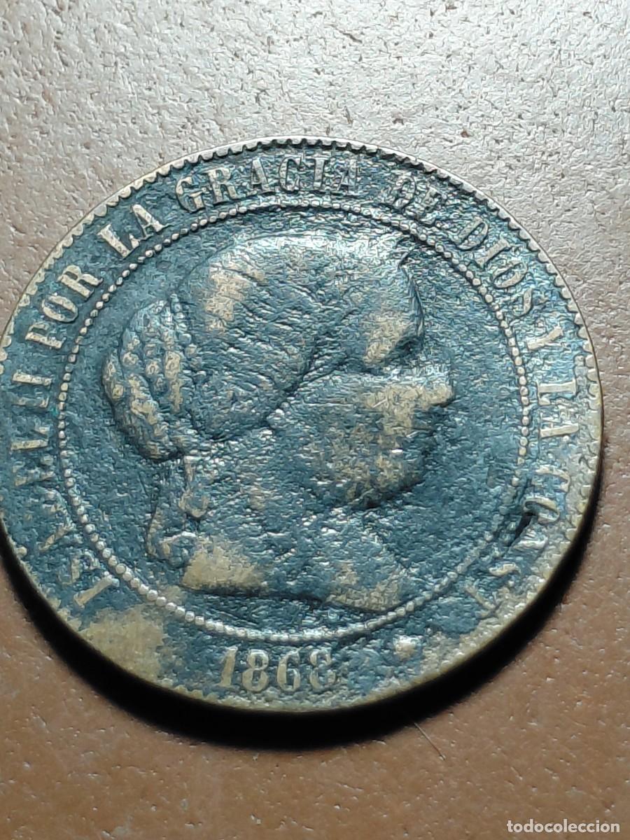 Monedas de Espa&ntilde;a: ISABEL II - 5 CENTIMOS DE ESCUDO - Foto 2