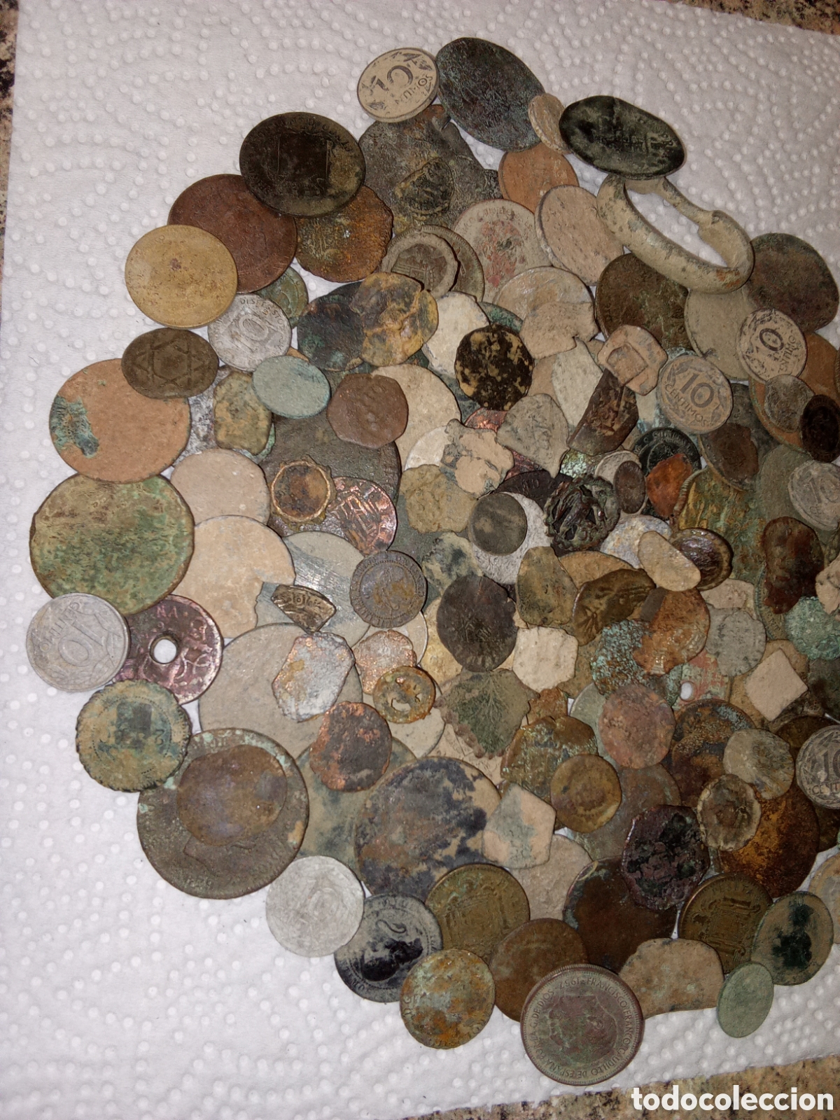 Monedas de Espa&ntilde;a: LOTE DE 152 MONEDAS ANTIGUAS - Foto 2