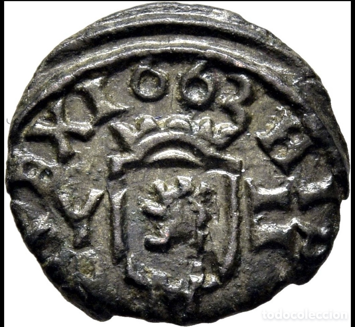 Monedas de Espa&ntilde;a: Moneda 2 Maravedis 1663 MADRID. FELIPE IV - Foto 2