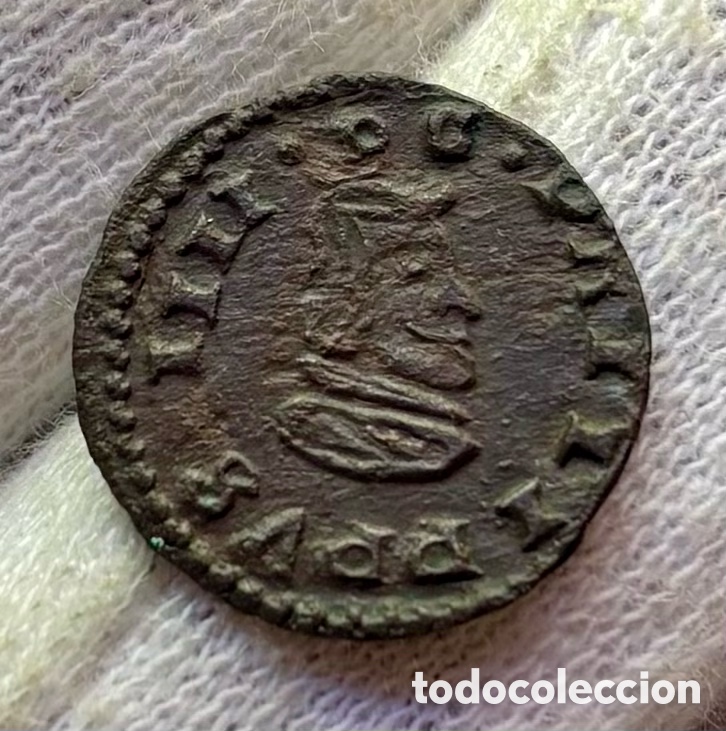 Monedas de Espa&ntilde;a: Moneda 4 Maravedis 1663 TRUJILLO. FELIPE IV - Foto 3