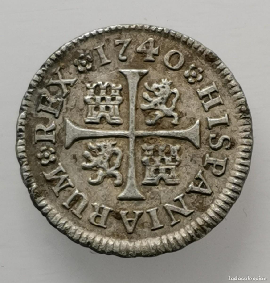 Monedas de Espa&ntilde;a: FELIPE V - 1/2 REAL - 1740 - MADRID JF. - Foto 1