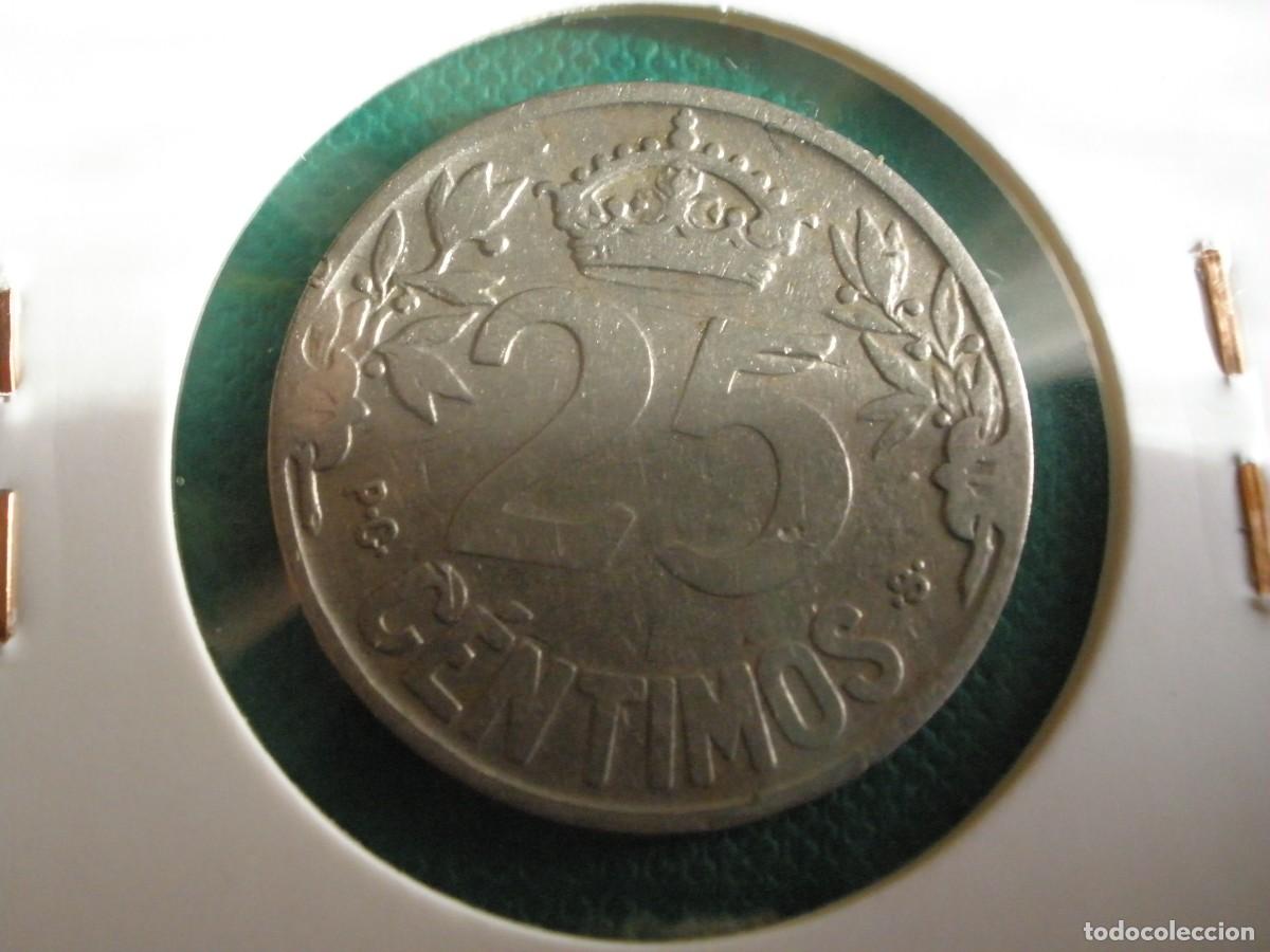 Monedas de Espa&ntilde;a: Moneda de 25 C&eacute;ntimos de 1925 - Espa&ntilde;a, Alfonso XIII - Foto 4