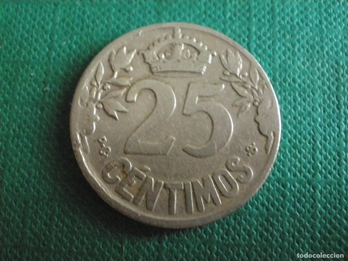 Monedas de Espa&ntilde;a: Moneda de 25 C&eacute;ntimos de 1925 - Espa&ntilde;a, Alfonso XIII - Foto 2