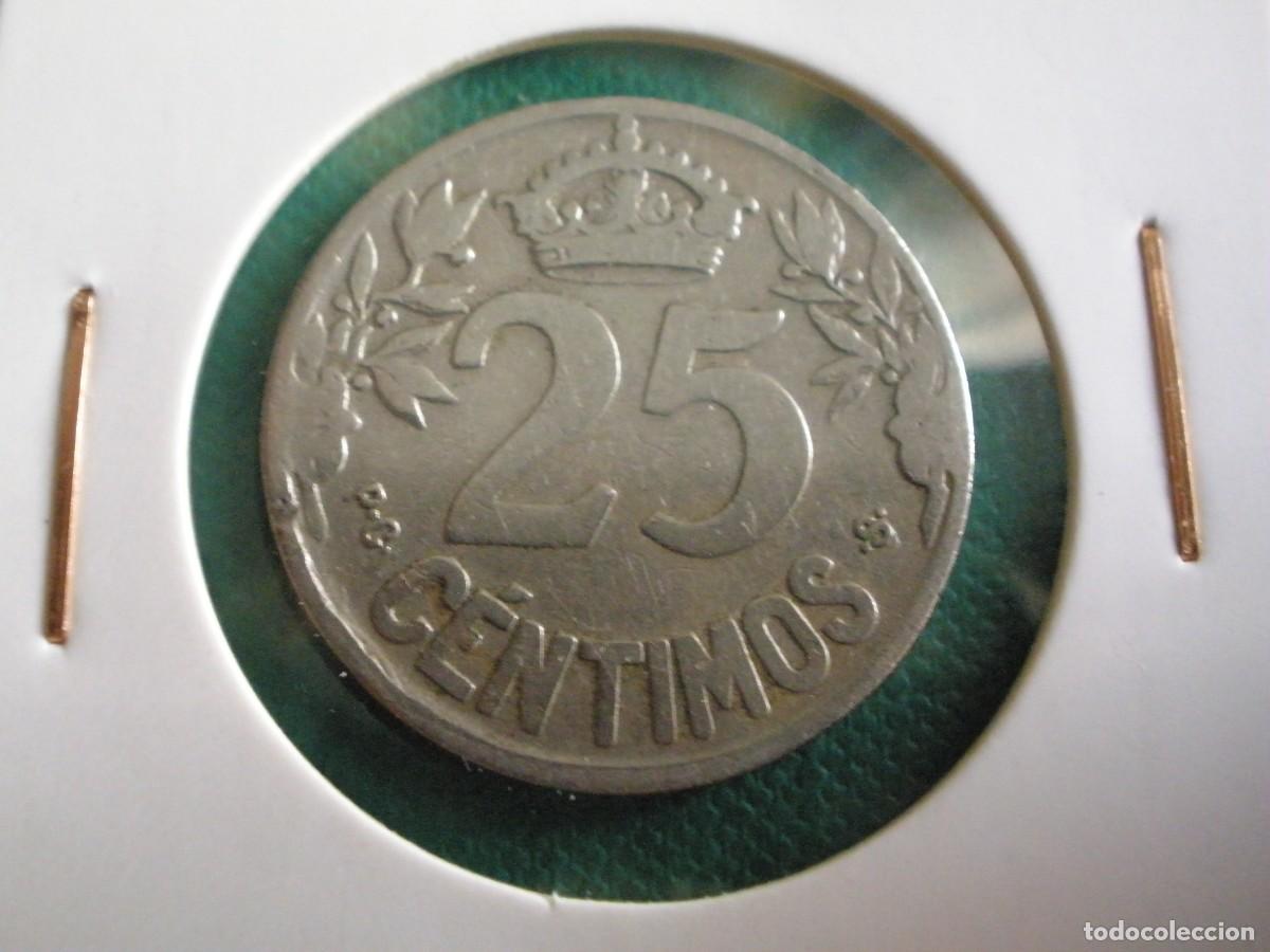 Monedas de Espa&ntilde;a: Moneda de 25 C&eacute;ntimos de 1925 - Espa&ntilde;a, Alfonso XIII - Foto 4