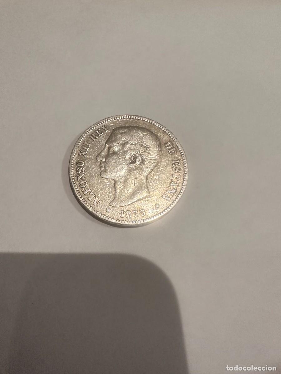 Moedas de Espanha: ALFONSO XII REY DE ESPA&Ntilde;A 5 PESETAS 1875
