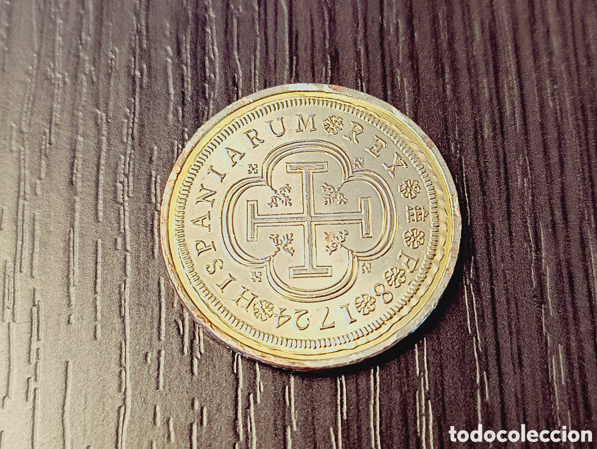 Monedas de Espa&ntilde;a: R&eacute;plica Moneda Antigua Luis I - Foto 4