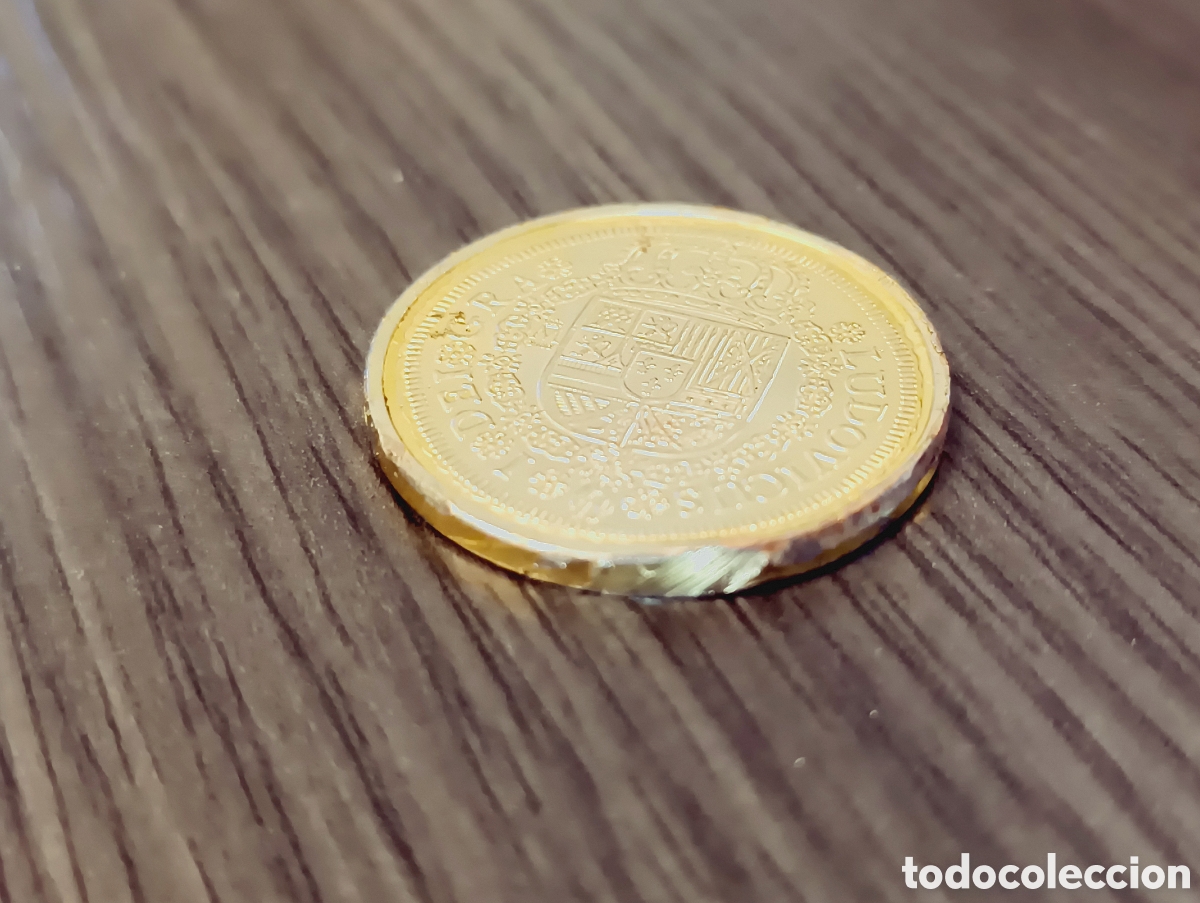 Monedas de Espa&ntilde;a: R&eacute;plica Moneda Antigua Luis I - Foto 6