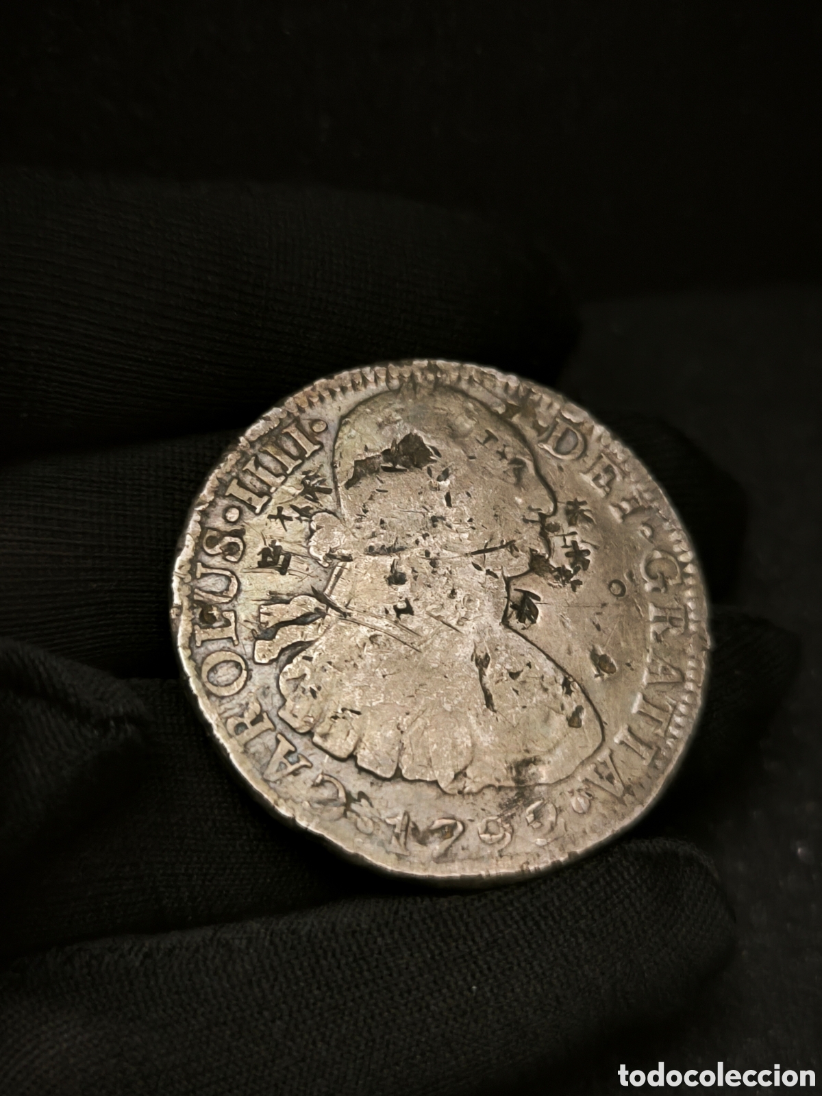 Monedas de Espa&ntilde;a: 8 Reales Carlos IIII 1792 M&eacute;jico FM