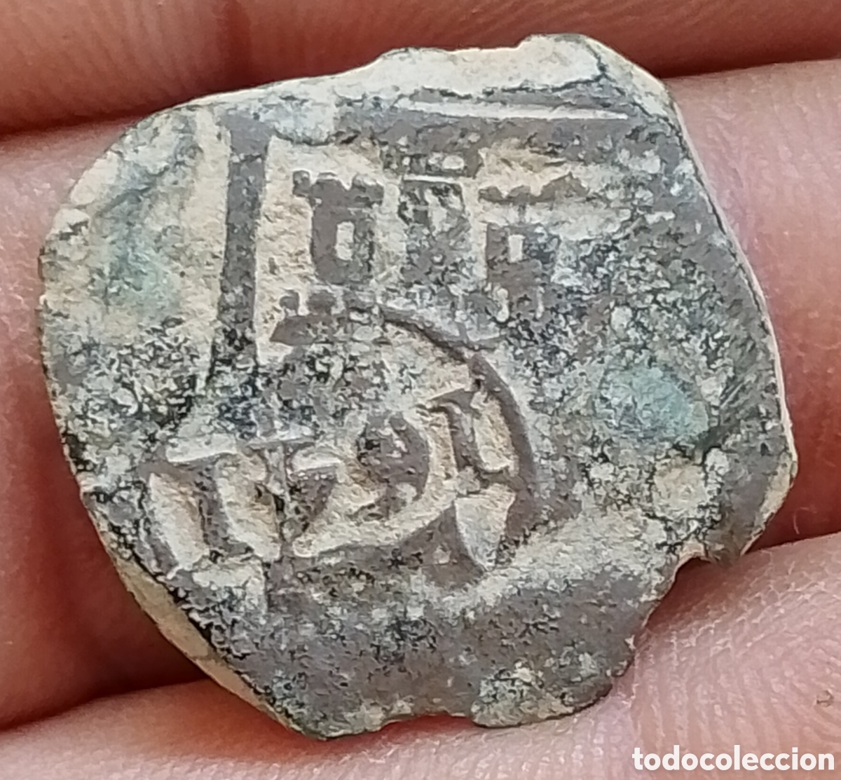 Monedas de Espa&ntilde;a: A-Felipe IV 8 maraved&iacute;s resello VIII 1641