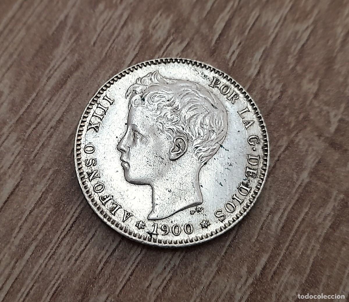 Monedas de Espa&ntilde;a: Alfonso XIII, 1 Peseta 1900 SM.V. *19*00