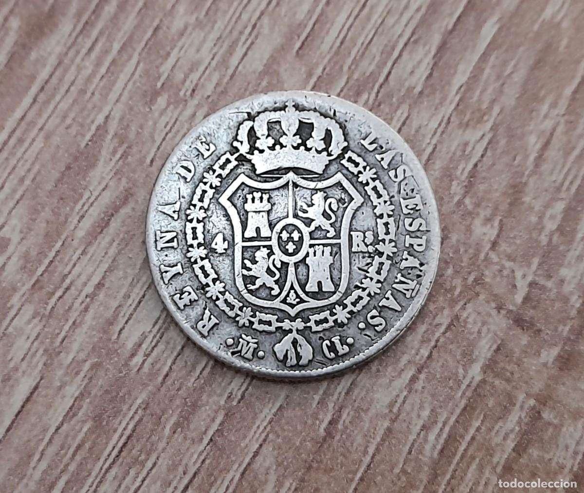 Monedas de Espa&ntilde;a: Isabel II, 4 Reales 1849, Madrid