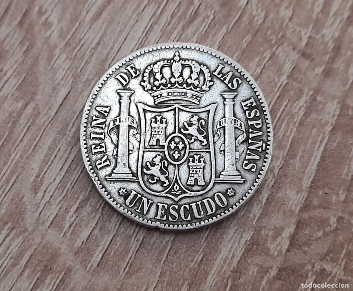 Monedas de Espa&ntilde;a: Isabel II, 1 Escudo 1868, Madrid.*18*68