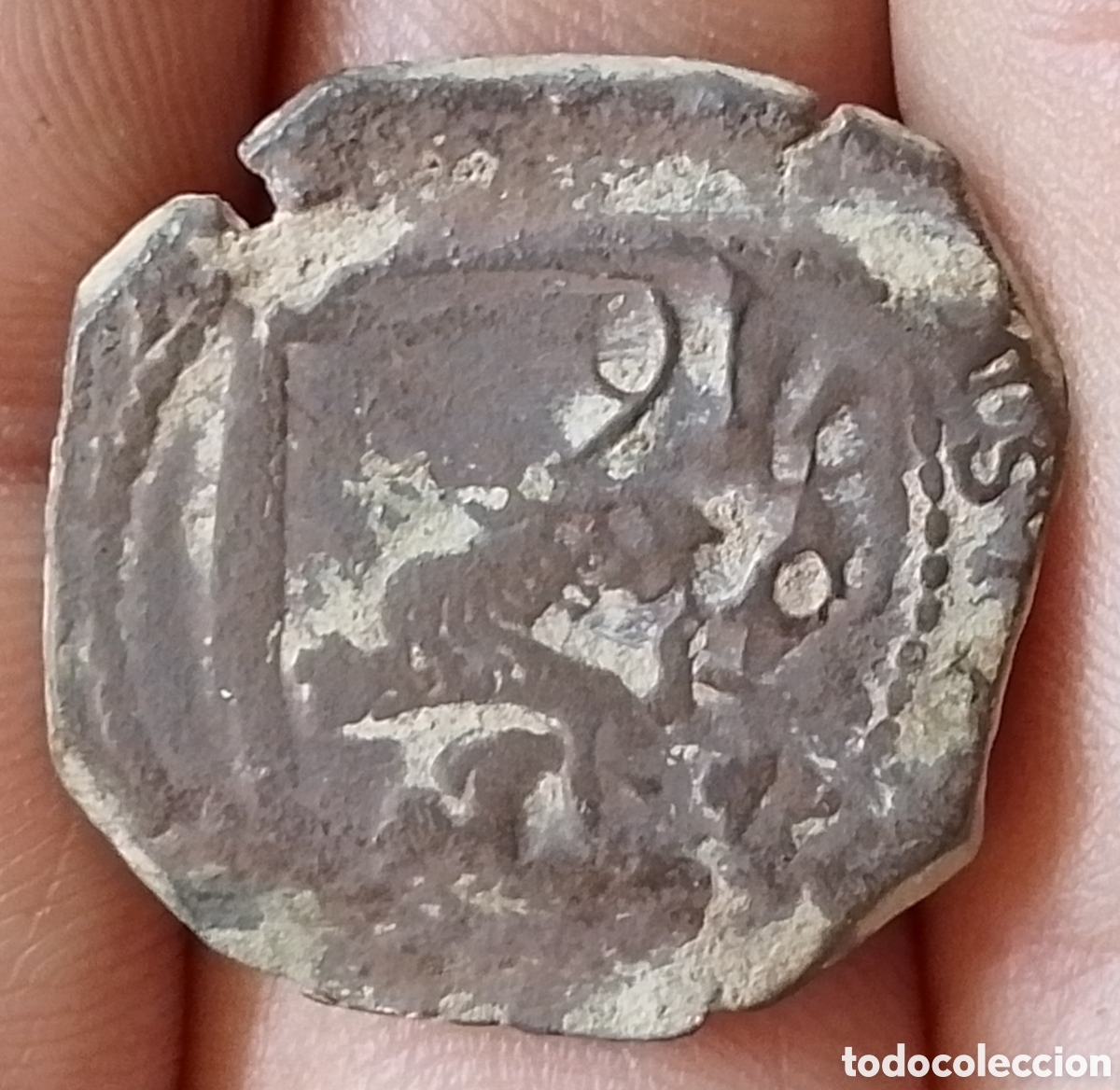 Monedas de Espa&ntilde;a: A-Felipe IV 8 maraved&iacute;s resello VIII Granada G 1641