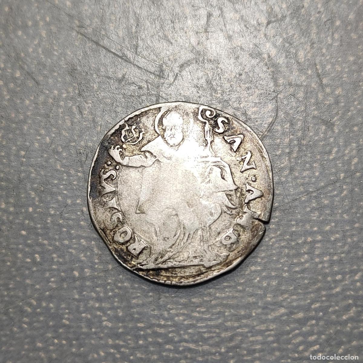 Monedas de Espa&ntilde;a: IMPERIO ESPA&Ntilde;OL ITALIA MILAN FELIPE II 5 SOLDI S/F BC+/MBC- 2,06g