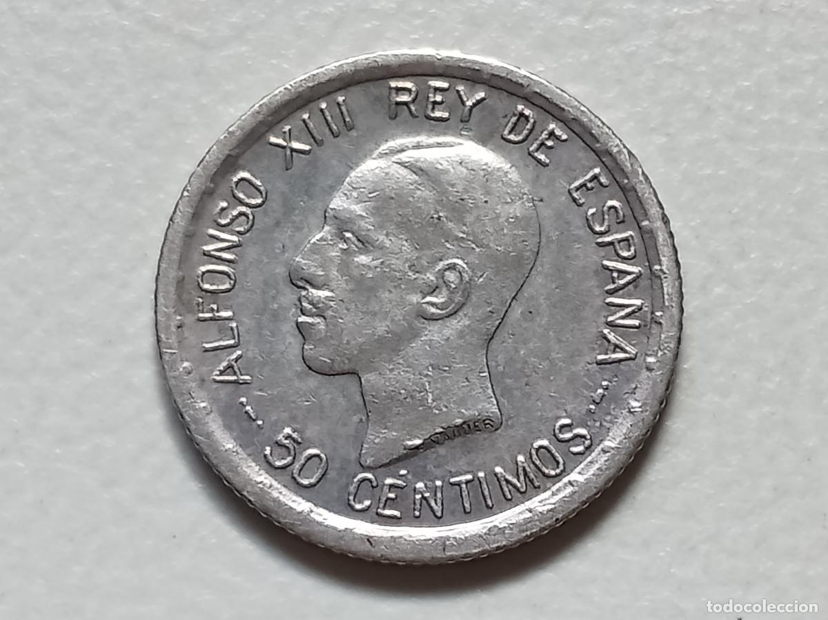 Monedas de Espa&ntilde;a: ALFONSO XIII 50 C&Eacute;NTIMOS PLATA 1926 PCS MBC+