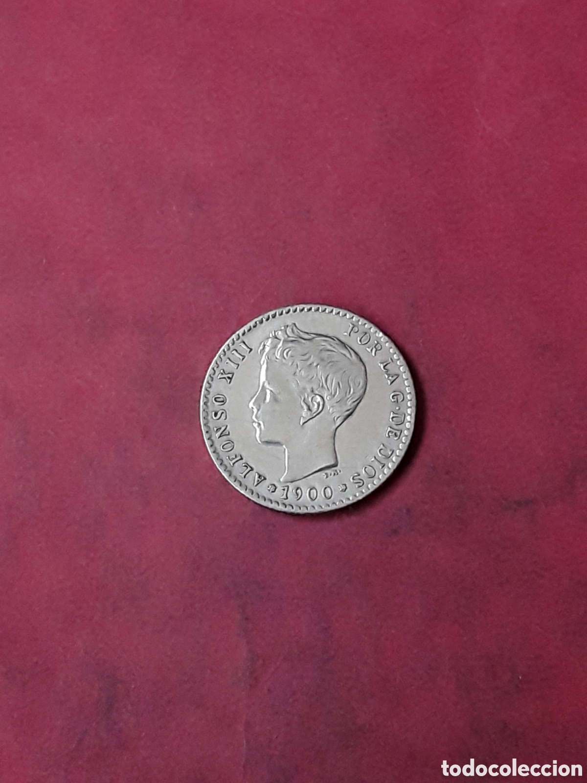 Monedas de Espa&ntilde;a: 50 CENTIMOS 1900 PLATA ALFONSO XIII