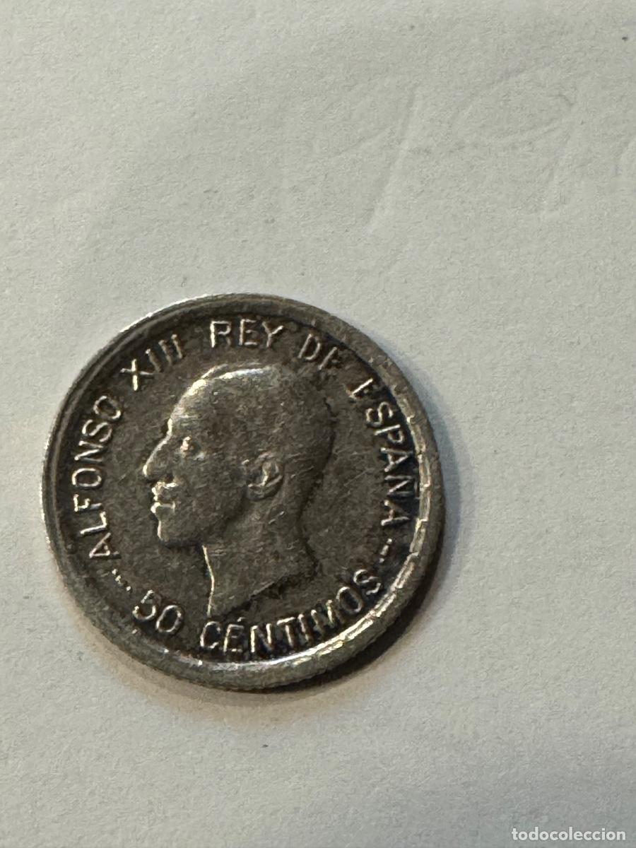 Monete da Spagna: MONEDA DE PLATA 50 C&Eacute;NTIMOS ALFONSO XIII A&Ntilde;O 1926 (G)
