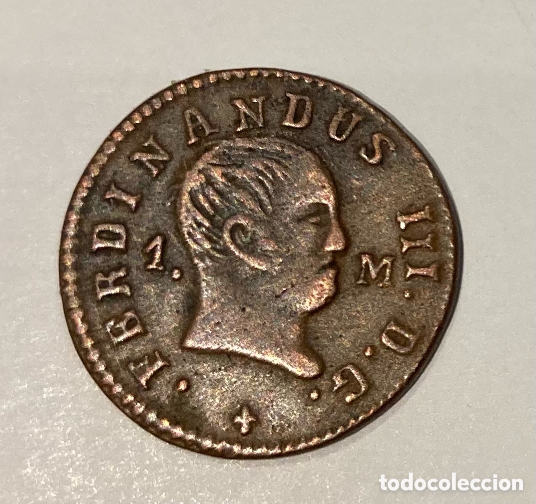 Monedas de Espa&ntilde;a: Un maraved&iacute; de Fernando VII ceca Pamplona. EBC. 1830.