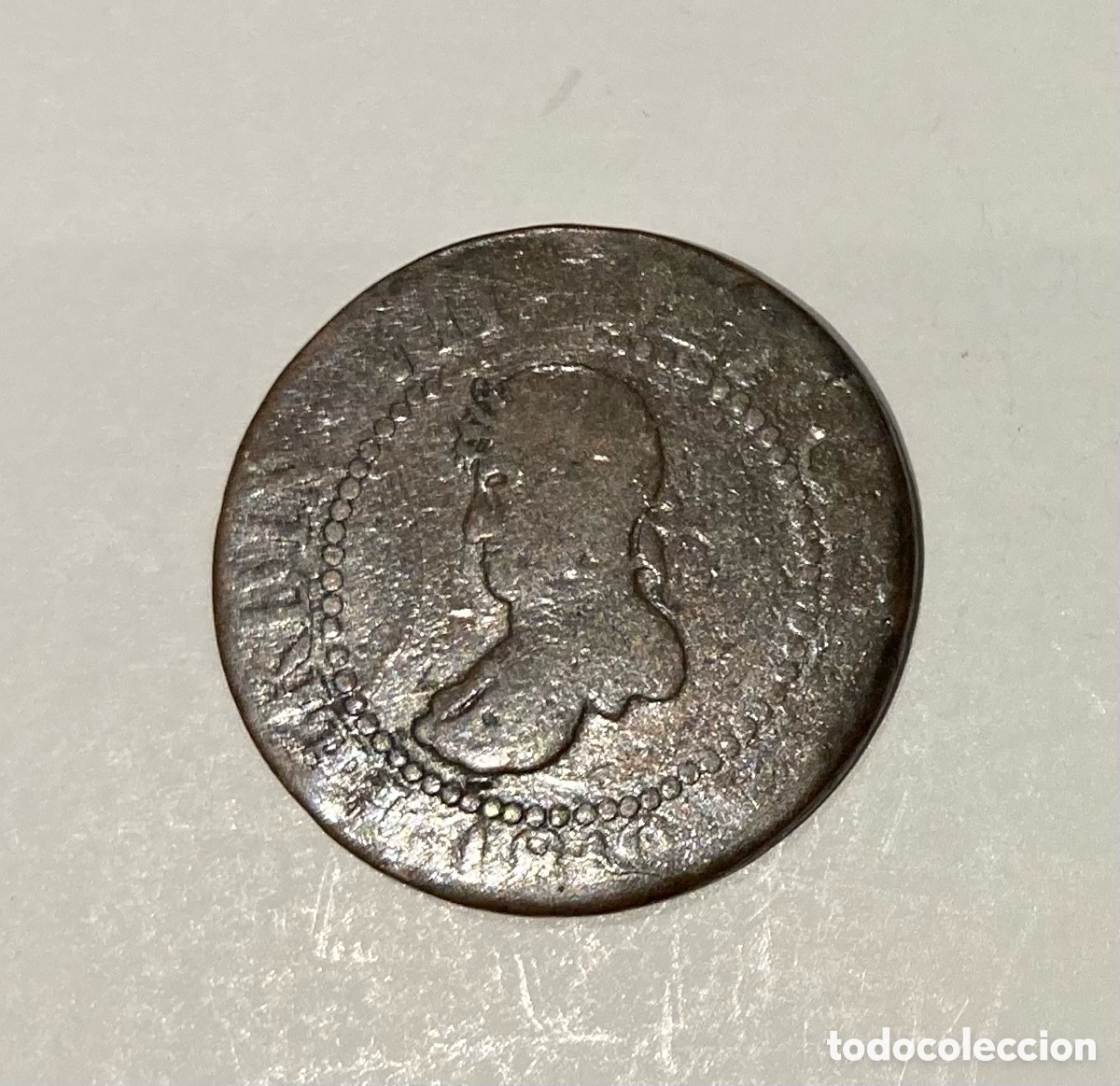 Monedas de Espa&ntilde;a: 12 dineros de Fernando VII 1810. Mallorca.