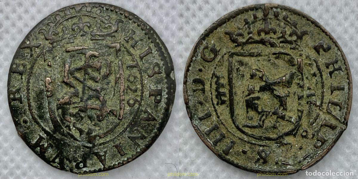 Monedas de Espa&ntilde;a: 2330 ESPA&Ntilde;A 1626 FELIPE IV 1626 8 MARAVEDIS