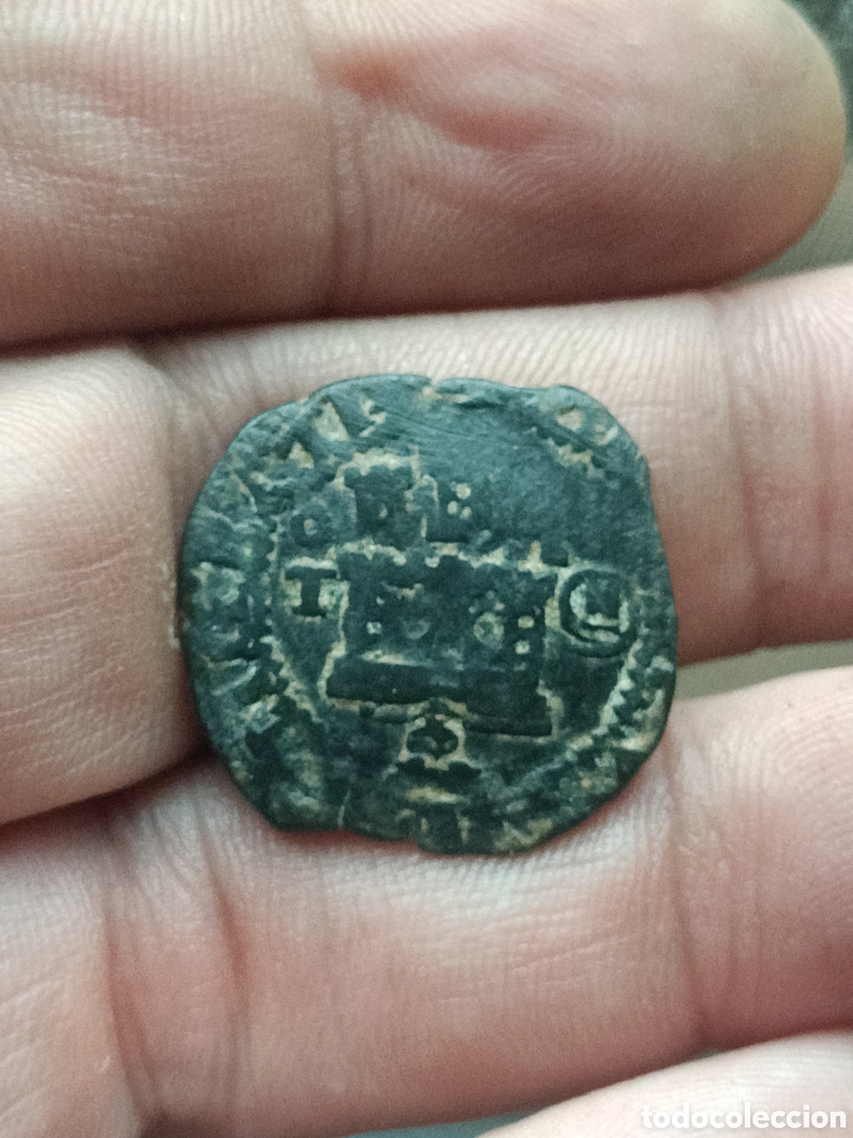 Monedas de Espa&ntilde;a: 2 Maravedis Reyes Cat&oacute;licos Toledo