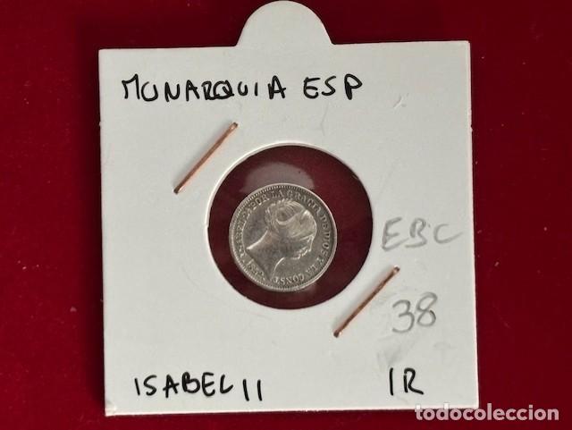 Monedas de Espa&ntilde;a: Isabel II , 1 Real, 1852 Madrid, EBC - Foto 1