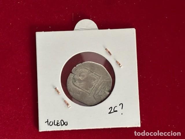 Monedas de Espa&ntilde;a: Felipe II, Cuartillo, Toledo S/D - Foto 2
