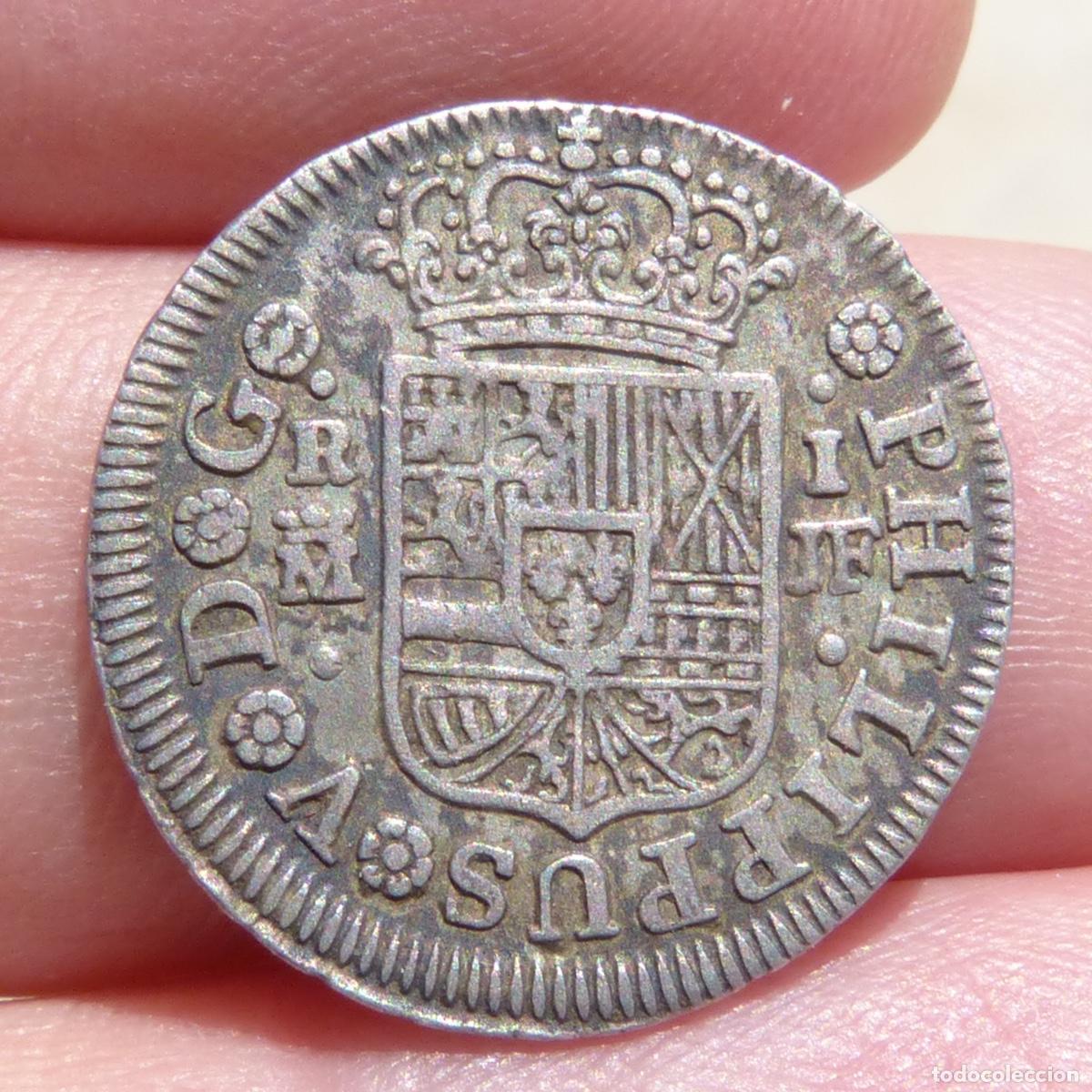 Monedas de Espa&ntilde;a: 1 real de 1740, Madrid, Felipe V, jf. 3,02gr.