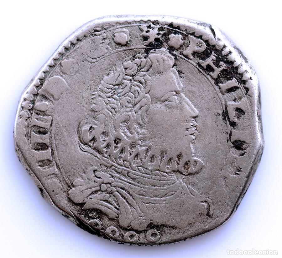 Monedas de Espa&ntilde;a: SC. Spain-Felipe IV. 4 Tari. 1648 Messina. Plata 9,9 g. ESCASA