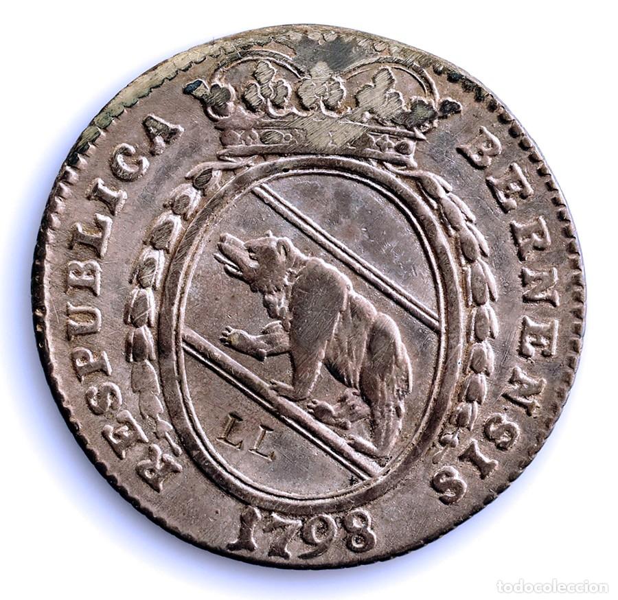 Monedas de Espa&ntilde;a: SC- Suiza. 20 Kreuzer 1798. MBC+/VF+ Plata 4,14 g.