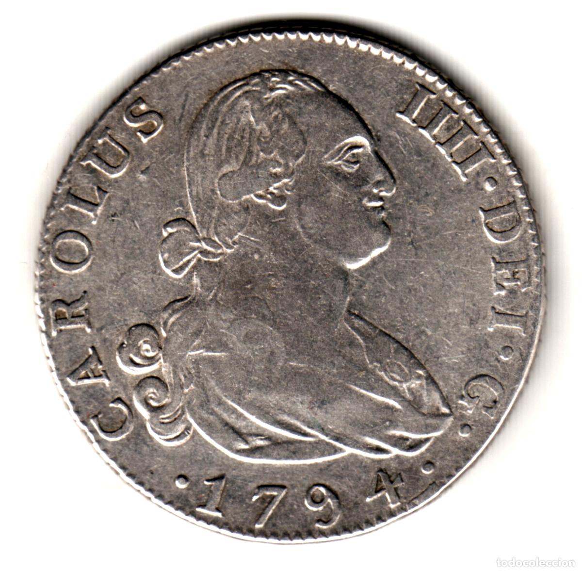 Monedas de Espa&ntilde;a: ESPA&Ntilde;A 4 Reales plata 1794 MF - Madrid Rey Carlos IV