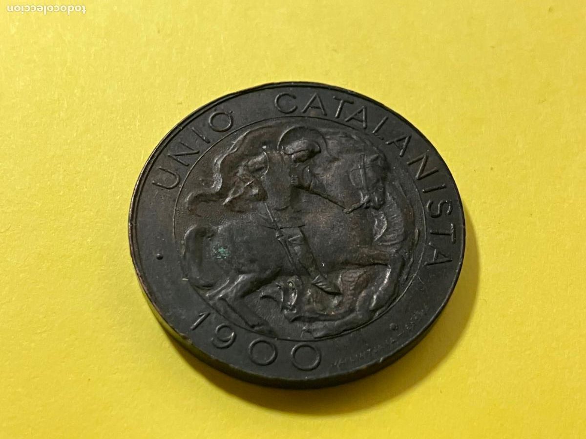 Monedas de Espa&ntilde;a: Moneda bronce 1900 - 5 c&eacute;ntimos Uni&oacute; Catalanista