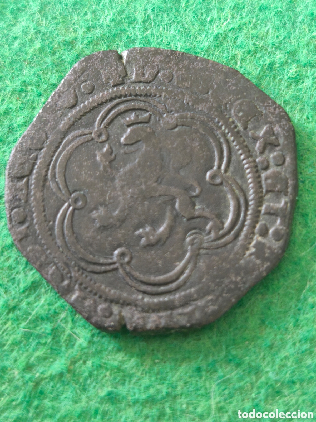 Monedas de Espa&ntilde;a: Reyes Cat&oacute;licos 4 maravedis Burgos