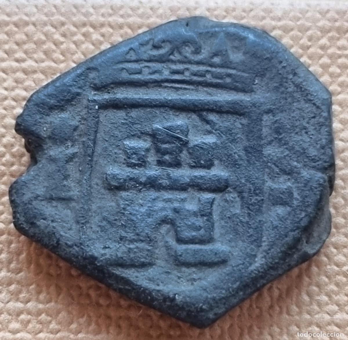 Monedas de Espa&ntilde;a: CARLOS II CUENCA 2 MARAVEDIS